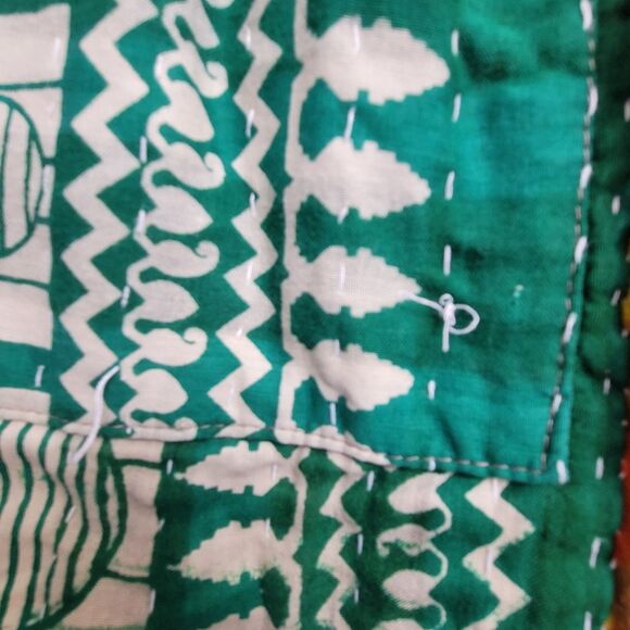 Karma Nepal Craft 100% Cotton Stitched Pattern Shorts With Pockets Free Size - Picture 4 of 12